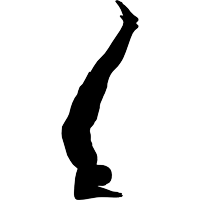 elbow stand yoga posture